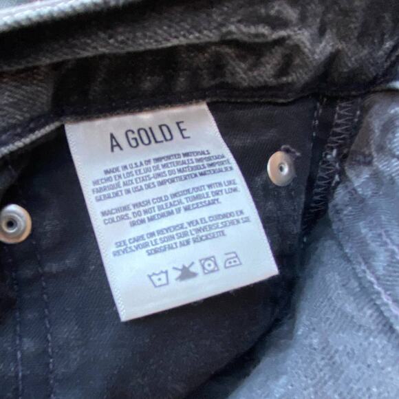 New Agolde Los Angeles Men Denim Rockwell Slim Fit Whiskered Distressed Jeans 36 - Picture 12 of 12